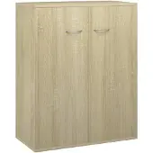 vidaXL Senkki Sonoma-tammi 60x30x75 cm lastulevy