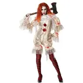 Atosa Macabra Clown Custom Punainen XS-S