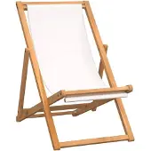 vidaXL Kansituoli Tiikki 56x105x96 cm Kerma