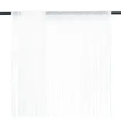 vidaXL Naruverhot, 2 kpl, 100 x 250 cm, Valkoinen