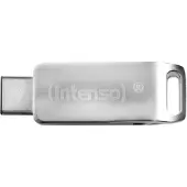Intenso cMobile Line USB-A / USB-C 3.2 Gen 1 128 Gt -muistitikku, hopea