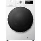 Hisense WDQA8014EVJM pesukone kuivausrumpu vapaasti seisova etukuormaaja Valkoinen D