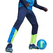 Puma Urheiluhousut 'IndividualCUP' sininen / laivastonsininen / neonvihreä / valkoinen