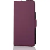 Wave Book Case MagSafe suojakotelo iPhone 15 Plus smoky sangria