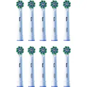 Braun Oral-B CrossAction 10 kpl -vaihtoharjaspäät, Valkoinen