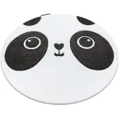 Rugsx Matto petit panda pyörä valkoinen
