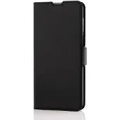 Wave BookCase -suojakotelo, Motorola Moto G54, musta