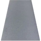 Rugsx Alfombra con refuerzo de goma RUMBA 1809 un solo color mezcla gris 200x350 cm