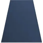 Rugsx Alfombra con refuerzo de goma RUMBA 1390 un solo color azul oscuro 200x250 cm