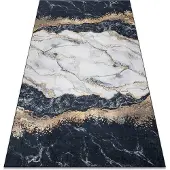 Rugsx Andre 1124 matto marmori liukumaton - musta