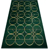 Rugsx Matto emerald yksinomainen 1010 glamouria, tyylikäs pyöreät pullon vihreä /