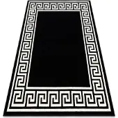 Rugsx Alfombra BCF Morad GREK griego - negro 160x220 cm