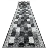 Rugsx Matto bcf rafia harmaa 100 cm