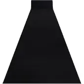 Rugsx Kumipäällysteinen päällyste rumba musta 120 cm