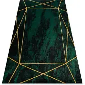 Rugsx Matto emerald yksinomainen 1022 glamouria, tyylikäs geometrinen, marmori pullo