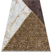 Rugsx Miro 51338.805 matto marmori, geometrinen liukumaton - ruskea