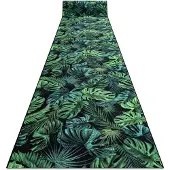 Rugsx Runner liukastumisenesto monstera lehdet, kumi vihreä 67 cm