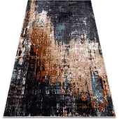 Rugsx Miro 51454.802 matto abstraktio liukumaton - laivastonsininen / beige