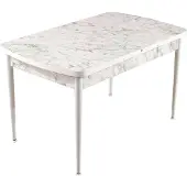 Skye Decor Pöytä Trend Carrara, valkoinen