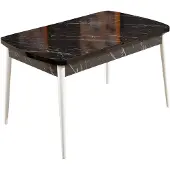 Skye Decor Pöytä Bendir, musta/valkoinen