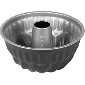 Kaiser 2300659657, Vanukasmuotti, Pyöreä, Terästä, 2,45 L, Musta, Saksa