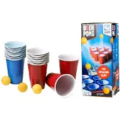 Clown Games Beer Pong 20 kuppia ja 6 palloa