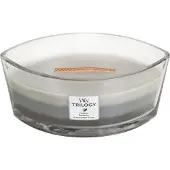 Woodwick Trilogy Warm Woods tuoksukynttilä sisältää puusydämen (hearthwick) 453.6 g