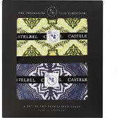 Castelbel Tile Cilantro & Lime + Rhubarb & Cassis palasaippua lahjasetti 2x200 g