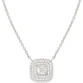Nomination Domina pave halo silver kaulakoru 240406/036