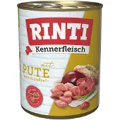 Rinti 12x800g Kennerfleisch kalkkuna koiran märkäruoka