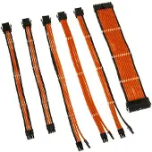 Kolink Core Adept Braided Cable Extension Kit - Orange, jatkokaapelisarja