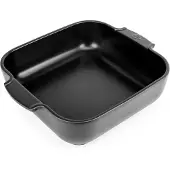 Peugeot Appolia Firkantet Ovnfad 28 Cm Satin Sort - Black - 28 CM