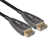 Club 3D DisplayPort 1.4 AOC -näyttökaapeli, 20m, musta