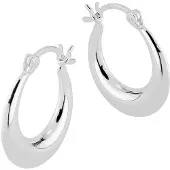 Lykken Casuals chunky hopeakorvarenkaat 19 mm