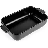 Peugeot Appolia Ovnfad Rektangulært 22 Cm Sort Satin - Black - 22 CM