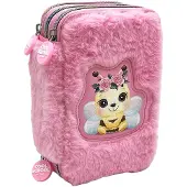 Tinka Bee Rosa (8 804205) Triple Pocket Kynäkotelo