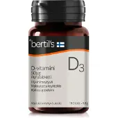 Bertils Bertil’s D-vitamiini 50 μg 150 tabl. ravintolisä