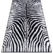 Rugsx Miro 51331.803 matto zebra liukumaton - musta / valkoinen