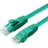Microconnect Cat6a UTP RJ45 15m -verkkokaapeli, vihreä