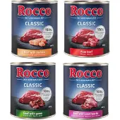 Rocco 12 x 800g Classic, nauta ja vasikansydän