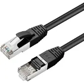 Microconnect Cat6a S/FTP RJ-45 20m -verkkokaapeli, musta