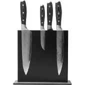 Nivea Eden Classic Damast 2030-S09, 5-piece knife set with magnetic knife block