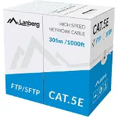 Lanberg LCF5-10CC-0305-S, 305 m, Cat5, F/UTP (FTP), Harmaa