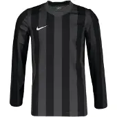 Nike Pelipaita Dri-FIT Striped Division IV - Harmaa/Musta/Valkoinen Pitkähihainen Lapset, koko S: 128-137 cm