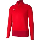 Puma Harjoituspaita Teamgoal 23 1/4 Vetoketju - Punainen/punainen, koko XX-Large