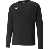 Puma Toiminnallinen paita 'TeamLiga' musta / valkoinen