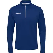 Hummel Harjoituspaita Authentic 1/2 Zip - Sininen/valkoinen, koko Large