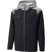 Puma Teamcup Casuals Huppari - Musta/harmaa Lapset, koko 140 cm
