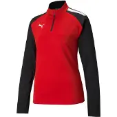 Puma Urheilullinen collegepaita 'TeamLIGA' punainen / musta / valkoinen