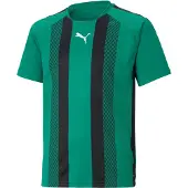 Puma teamLIGA Striped Jersey - Vihreä/Musta - Lapset, koko 164 cm